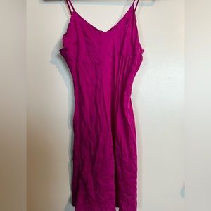 Vintage 90s Deadstock Silx by August Silk Slip Dress